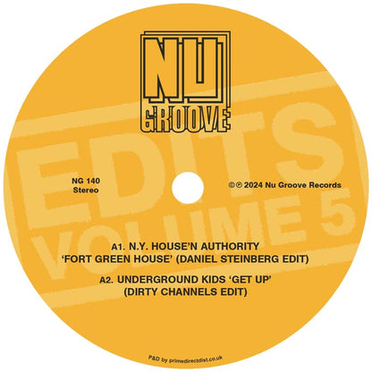 Various Artists - Nu Groove Edits Vol. 5 [12 Inch Vinyl, Nu Groove Records, Side A]
