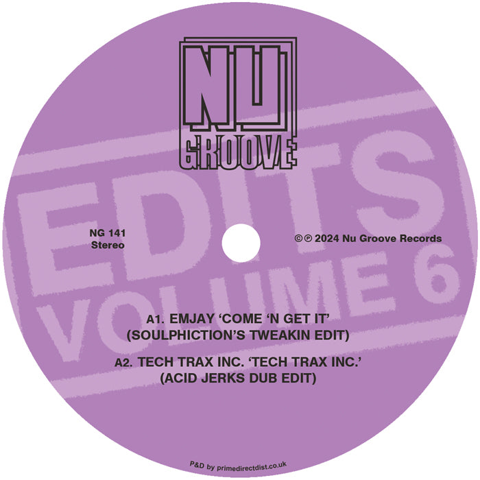 Various Artists - Nu Groove Edits, Vol. 6 [12 Inch Vinyl, Nu Groove Records, Side A]