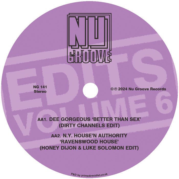 Various Artists - Nu Groove Edits, Vol. 6 [12 Inch Vinyl, Nu Groove Records, Side AA]