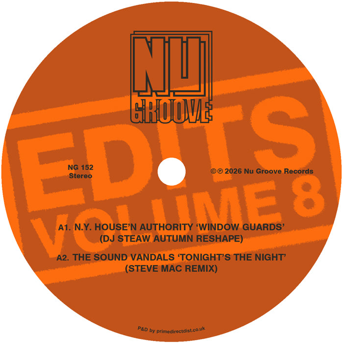 Various Artists - Nu Groove Edits, Vol. 8 [12 Inch Vinyl, Nu Groove Records, Side A]