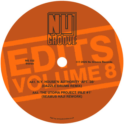 Various Artists - Nu Groove Edits, Vol. 8 [12 Inch Vinyl, Nu Groove Records, Side AA]