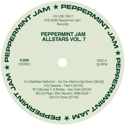 Various Artists - Peppermint Jam Allstars Vol 7 [12 Inch Vinyl, Peppermint Jam, Side A]