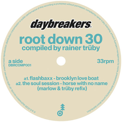 Various Artists - Root Down 30 Compiled by Rainer Trüby [2x12 Inch Vinyl, Double LP, DAYBREAKERS Records, Side A]