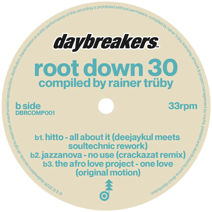 Various Artists - Root Down 30 Compiled by Rainer Trüby [2x12 Inch Vinyl, Double LP, DAYBREAKERS Records, Side B]