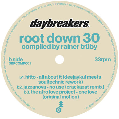 Various Artists - Root Down 30 Compiled by Rainer Trüby [2x12 Inch Vinyl, Double LP, DAYBREAKERS Records, Side B]