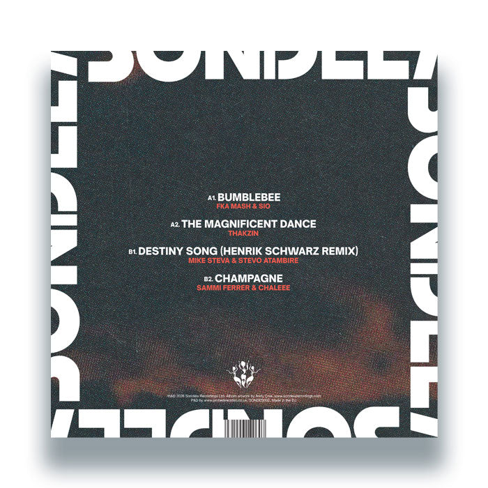 Various Artists - Sondela Selects Vol.2 [12 Inch Vinyl, Sondela Recordings, Back Cover]