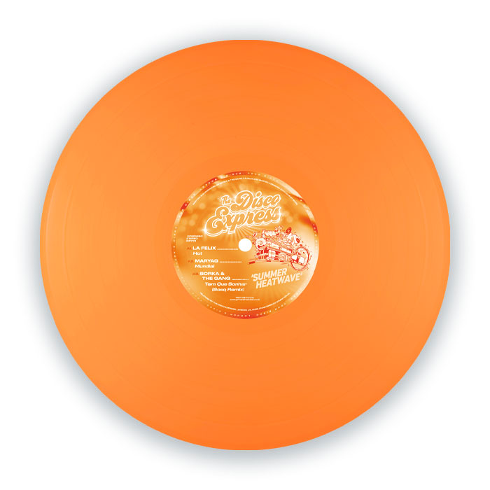Various Artists - Summer Heatwave - 12" Orange Vinyl, The Disco Express, Front