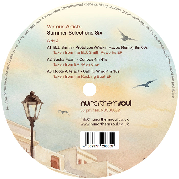 Various Artists - Summer Selections Six [12 Inch Vinyl, NuNorthern Soul, Side A]