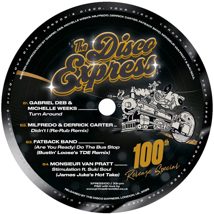 Various Artists - TDE100 (100th Release Special) [12" Vinyl Double LP, The Disco Express, Side B]