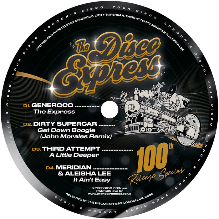 Various Artists - TDE100 (100th Release Special) [12" Vinyl Double LP, The Disco Express, Side D]