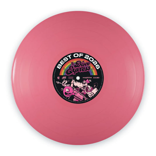 Various Artists - The Disco Express Best of 2026 [12 Inch Hot Pink Vinyl, The Disco Express, Front]