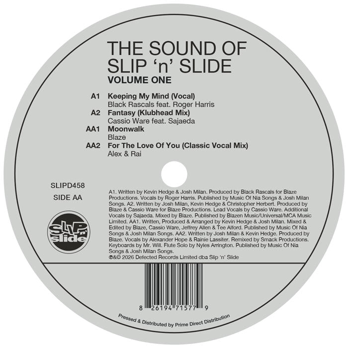 Various Artists - The Sound Of Slip 'n' Slide, Vol. 1 [12 Inch Vinyl, Slip 'N' Slide Records, Side AA]