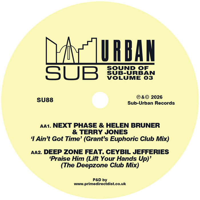 Various Artists - The Sound Of Sub-Urban Volume 3 [12 Inch Vinyl, Side AA]