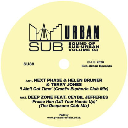 Various Artists - The Sound Of Sub-Urban Volume 3 [12 Inch Vinyl, Side AA]