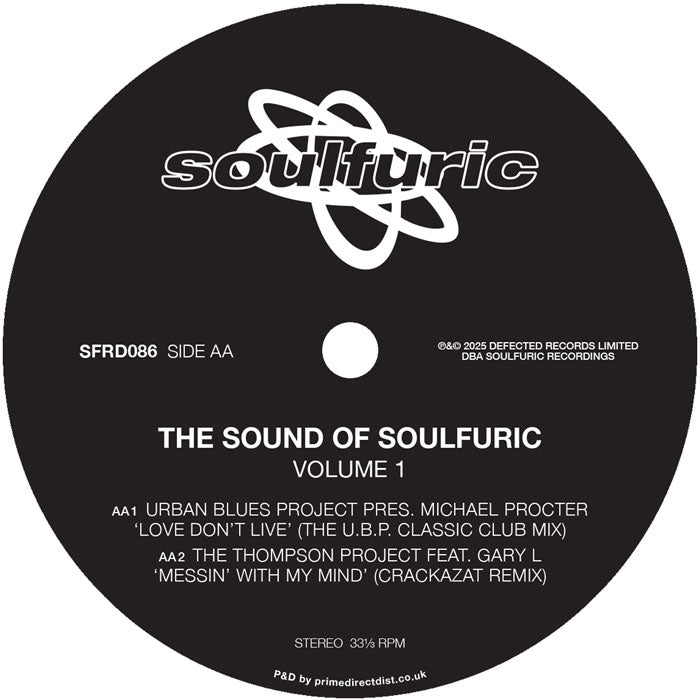 Various Artists - The Sound of Soulfuric Volume 1 [12 Inch Vinyl, Soulfuric Recordings, Side AA]