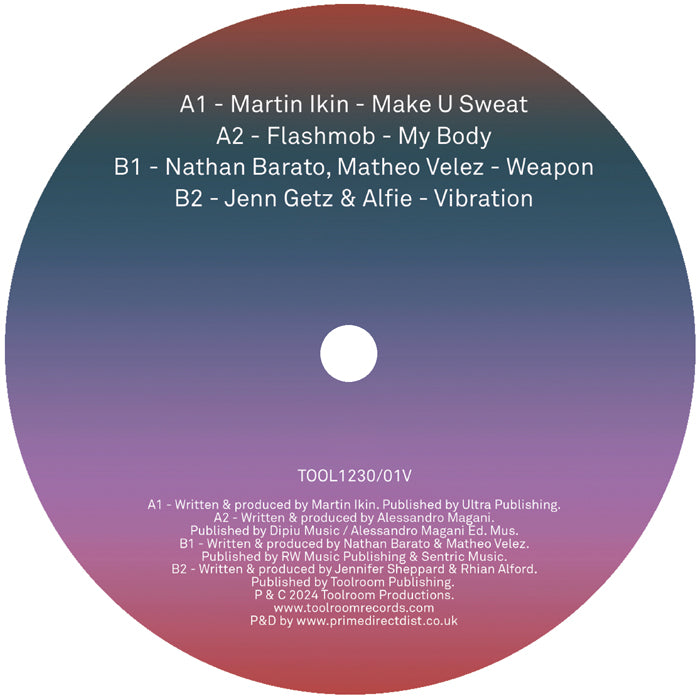 Various Artists - Toolroom Sampler Vol. 11 [12 Inch Vinyl, Toolroom Records, Side B]