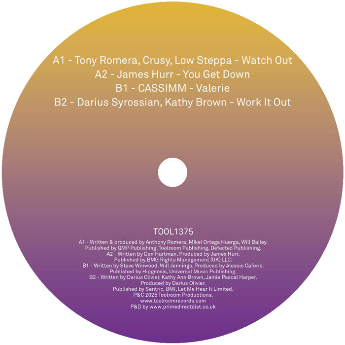 Various Artists - Toolroom Sampler Vol. 18 [12 Inch Vinyl, Toolroom Records, Side B]