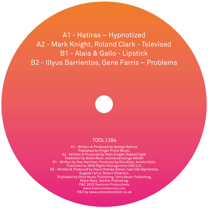 Various Artists - Toolroom Sampler Vol. 21 [12 Inch Vinyl, Toolroom Records, Side B]