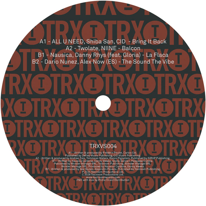 Various Artists - Toolroom Trax Sampler Vol. 4 [12 Inch Vinyl, Toolroom Trax Records, Side B]