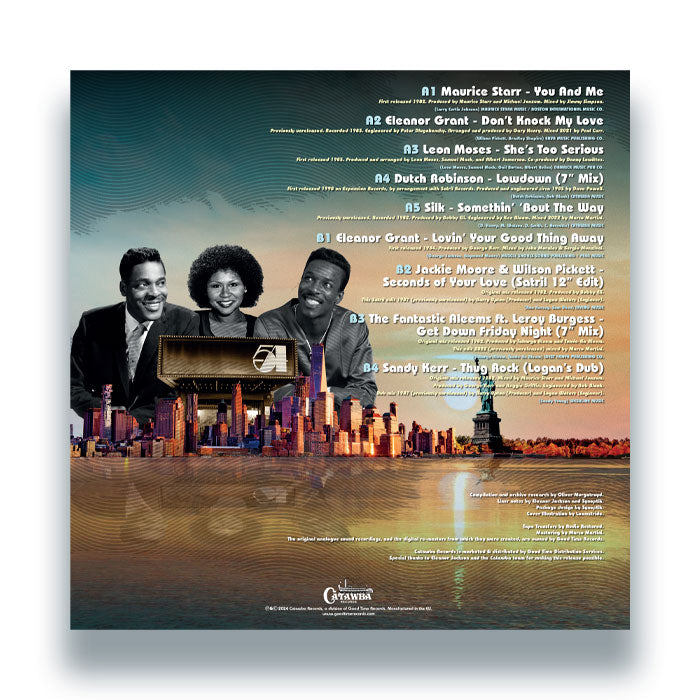 Various Artists – The Lowdown: A Catawba Records Story - 12" Orange Vinyl LP, Back Cover