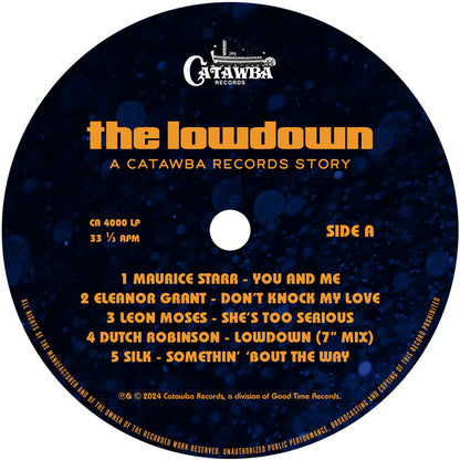 Various Artists – The Lowdown: A Catawba Records Story - 12" Orange Vinyl LP, Side A