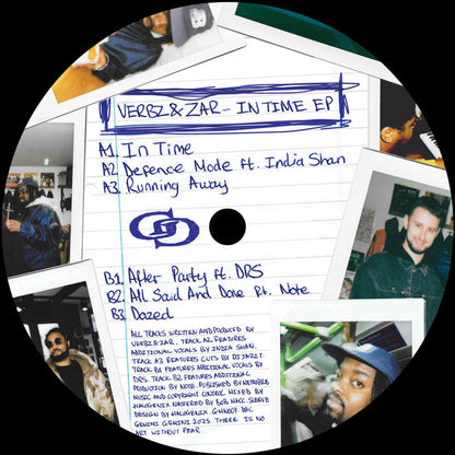 Verbz & Zar - In Time EP [12" Vinyl EP, Gemini Gemini, Side B]