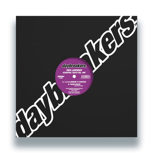 Vick Lavender - Essential Traxx Vol. 1 [12 Inch Vinyl, Daybreakers, Front Cover]