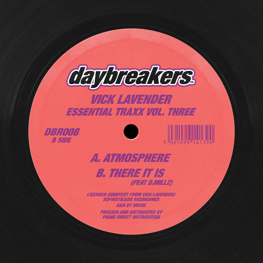 Vick Lavender - Essential Traxx vol. 3 [12 Inch Vinyl, Daybreakers Records, Side B]