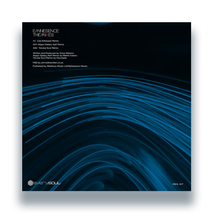 Vince Watson - Eminesence: The Mixes [12 Inch Vinyl, Everysoul Audio, Back Cover]