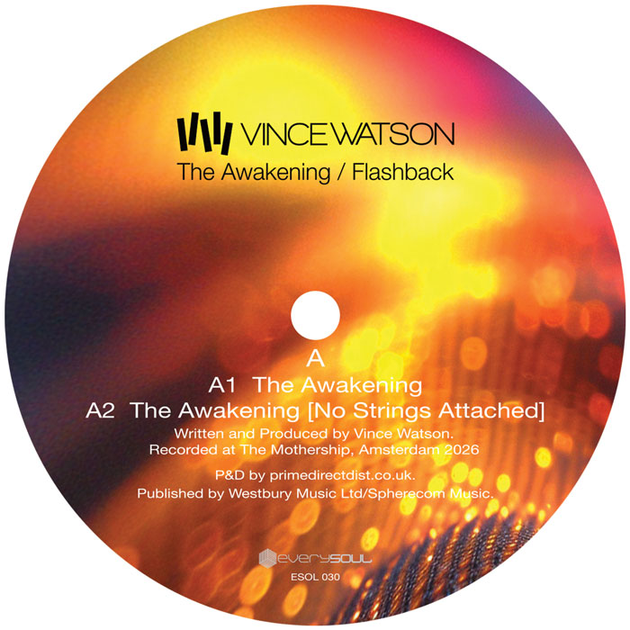 Vince Watson - The Awakening / Flashback [12 Inch Vinyl, Everysoul Audio Records, Side A]