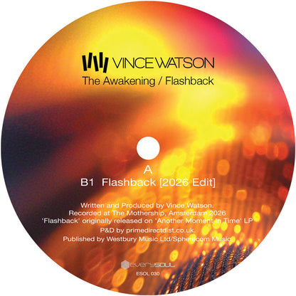 Vince Watson - The Awakening / Flashback [12 Inch Vinyl, Everysoul Audio Records, Side B]