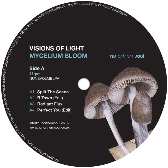 Visions of Light - Mycelium Bloom [12 Inch Vinyl LP, NUNSVOLMBLPV, Side A]