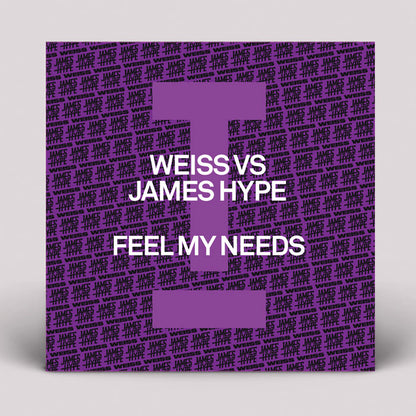 Weiss Vs James Hype - Feel My Needs [12 Inch White Purple & Black Splatter Effect Vinyl, Toolroom Records, Front Cover]