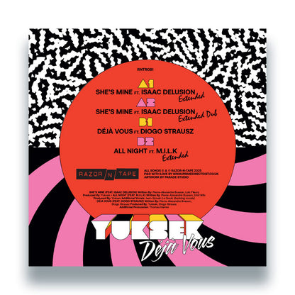 Yuksek - Déjà Vous EP [12" Vinyl in Picture Sleeve, Razor-N-Tape Reserve, Back Cover]