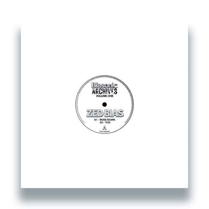 Zed Bias - Archives Vol 1 [12 Inch Vinyl, Biasonic Records, Front Cover]
