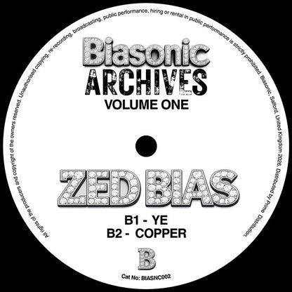 Zed Bias - Archives Vol 1 [12 Inch Vinyl, Biasonic Records, Side B]