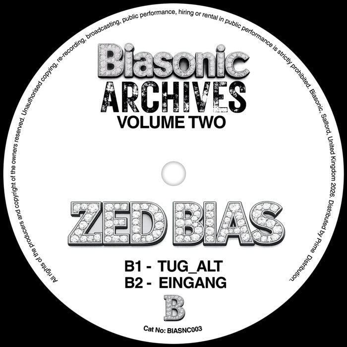 Zed Bias - Archives Vol 2 [12 Inch Vinyl, Biasonic Records, Side B]