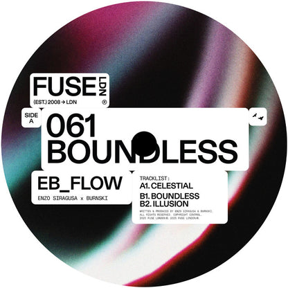 eb_flow – Boundless EP - 12" Vinyl, Fuse London, Side A