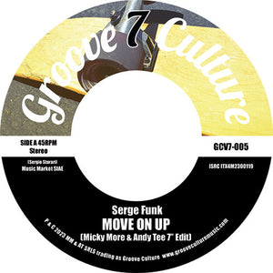 Serge - Funk Move On Up / Runaway -  GROOVE CULTURE SEVEN