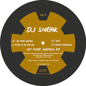 DJ Sneak - No More Waiting EP - DIGITAL TAPE RECORDINGS