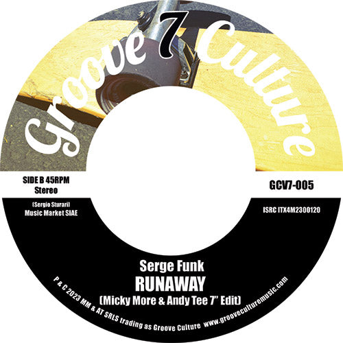 Serge - Funk Move On Up / Runaway -  GROOVE CULTURE SEVEN
