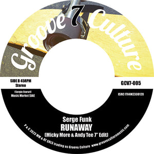 Serge - Funk Move On Up / Runaway -  GROOVE CULTURE SEVEN