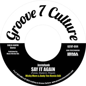 Double Dee / Jestofunk Found Love / Say It Again - Remixes GROOVE CULTURE SEVEN