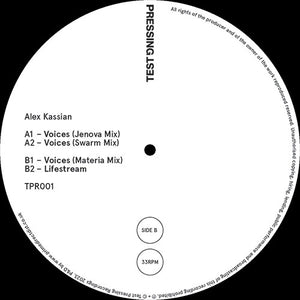 Alex Kassian - Voices - TEST PRESSING RECORDINGS