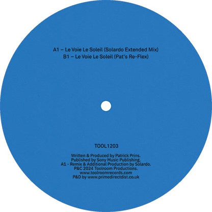 Patrick Prins - Le Voie Le Soleil