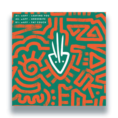 wAFF - Leaving You - Green and Orange 12" Vinyl, Back Cover