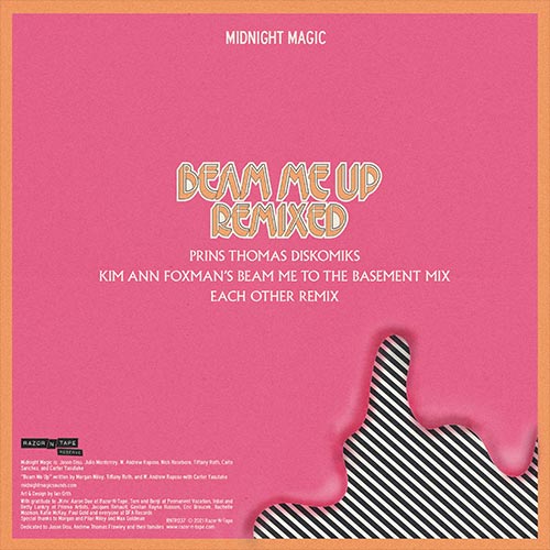 Midnight Magic - Beam Me Up Remixed [12 Inch Vinyl, Razor-N-Tape Reserve, Back Cover]