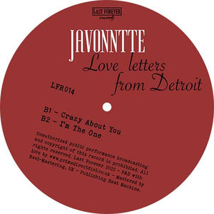 Javonntte - Love Letters From Detroit EP - LAST FOREVER RECORDS