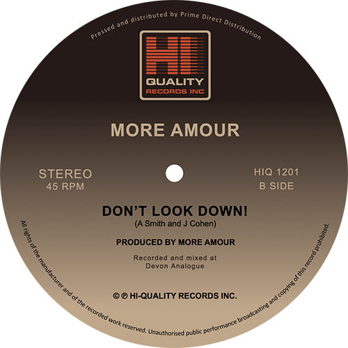 More Amour - Nightshift / Don't Look Down - HI QUALITY RECORDS INC