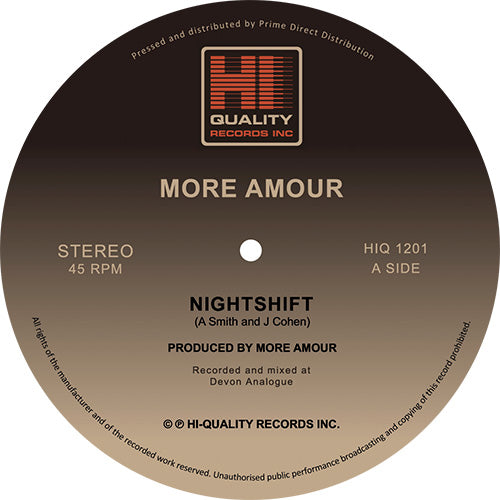 More Amour - Nightshift / Don't Look Down - HI QUALITY RECORDS INC